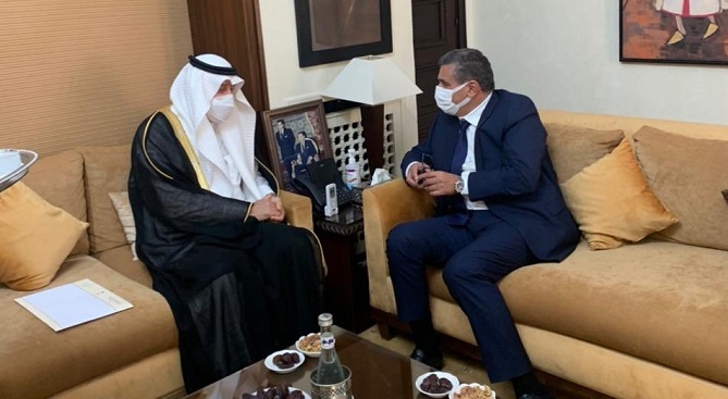 السفير السعودي يلتقي بأخنوش ويتباحثان سبل "تعزيز العلاقات الثنائية بين البلدين"