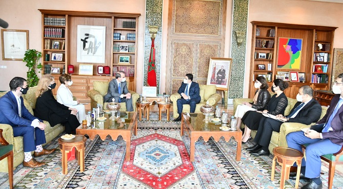  بوريطة يستقبل وفدا عن اللجنة اليهودية الأمريكية ومغربية الصحراء على الطاولة 