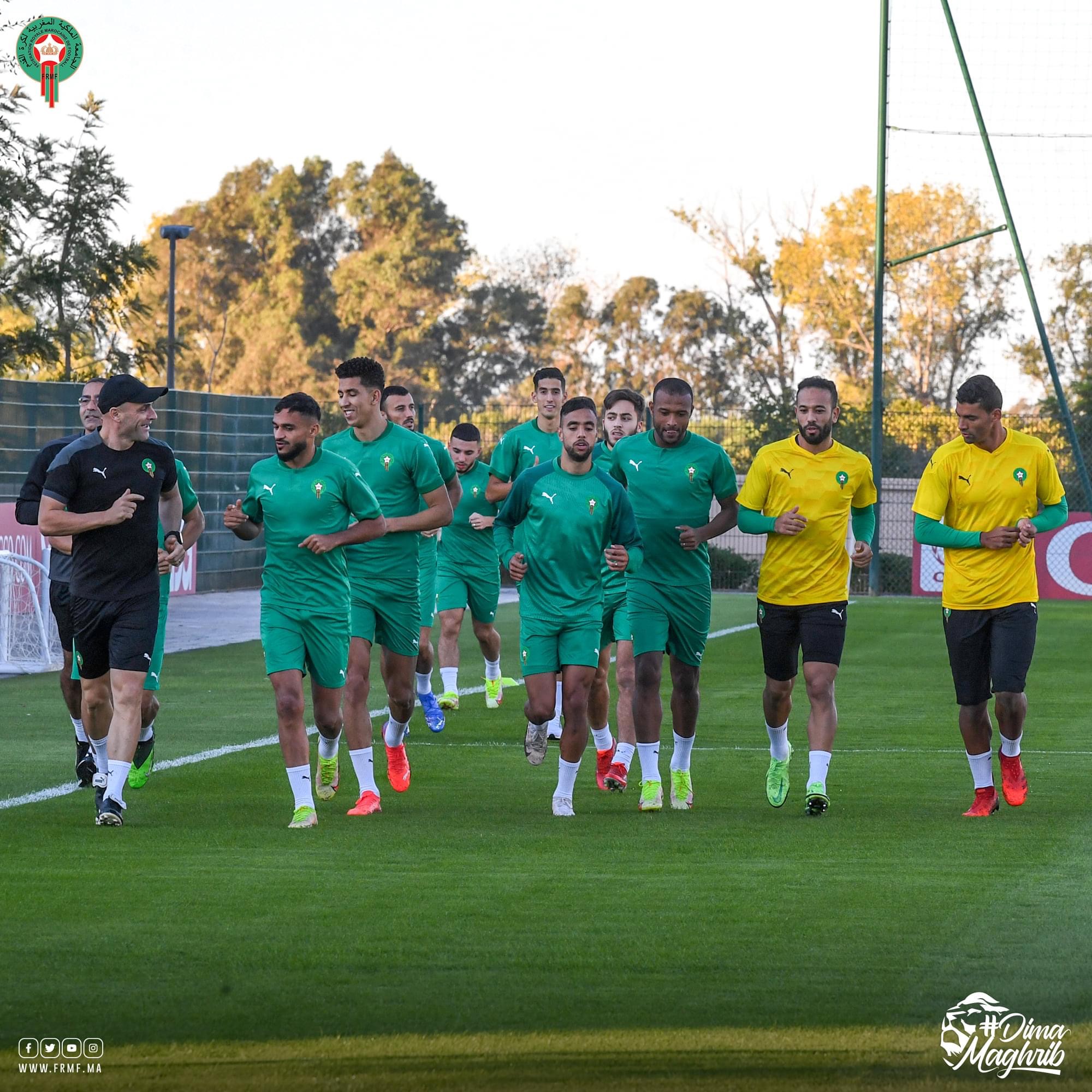  المنتخب الوطني يخوض عصر الثلاثاء ثاني مران إعدادي لمباراة السودان 