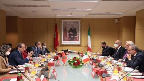 الداكي يبحث مع مسؤول إيطالي رفيع سبل تعزيز التعاون في مجال العدالة بين البلدين