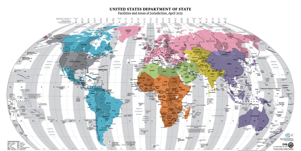 تشمل المغرب بصحرائه.. أمريكا تُصدر خريطة العالم "الرسمية" والحدود الدولية التي تعترف بها