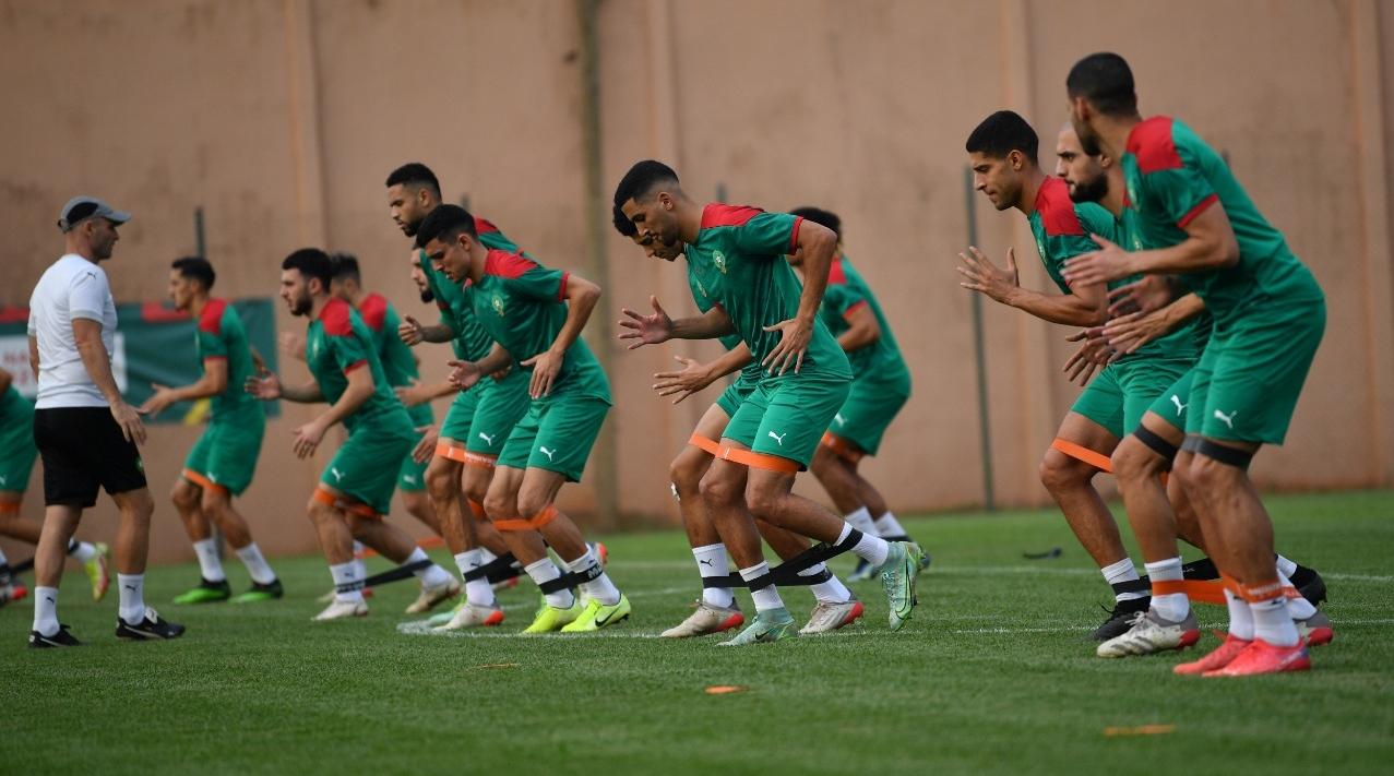  أكرد وفجر يغيبان عن أول مران للمنتخب الوطني استعدادا لمباراة ربع نهائي "الكان" 