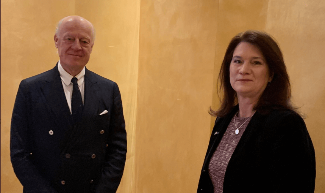  ستوكهولم تعاود اهتمامها بملف الصحراء: وزيرة الخارجية استقبلت دي ميستورا الحامل للجنسية السويدية ووصفت مهمته بـ"الصعبة" 