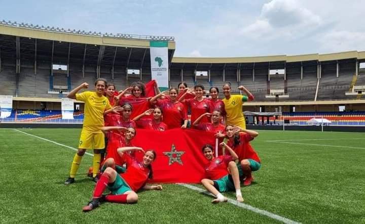  المنتخب المغربي النسوي يحرز لقب بطولة إفريقيا المدرسية لكرة القدم بكينشاسا 