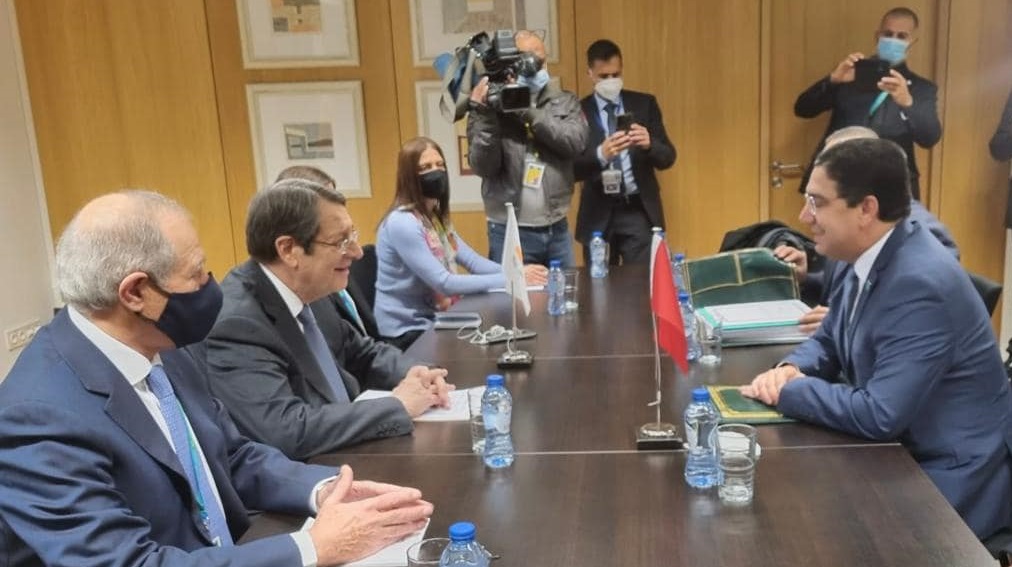  بوريطة يجتمع بالرئيس القبرصي ورئيس الوزراء الهولندي في بروكسيل 