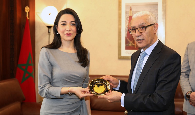  الطالبي العلمي يستقبل أمينة المظالم لجمهورية أذربيجان 