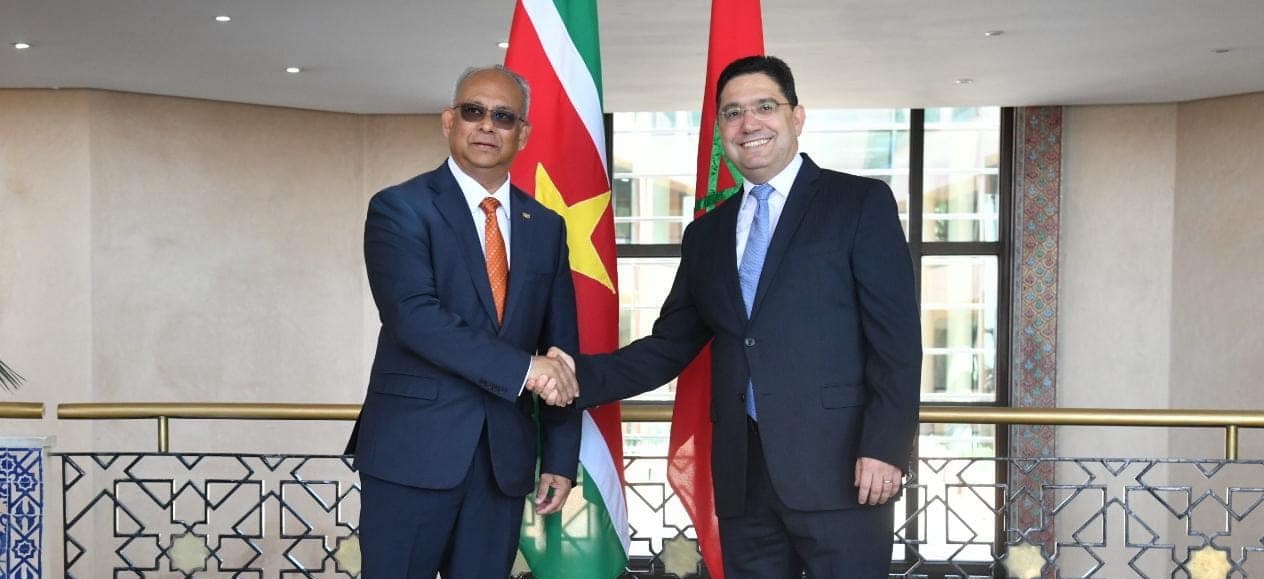  جمهورية سورينام تعلن دعمها لمغربية الصحراء وتفتح قنصلية عامة لها غدا الخميس بالداخلة 