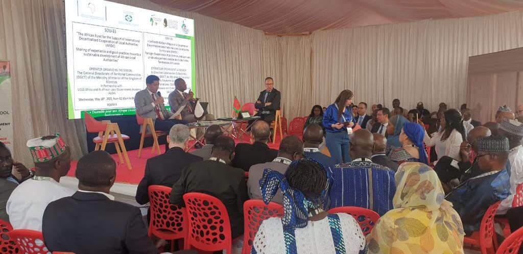  بعيوي يعرض نتائج شراكة جهة الشرق بمقاطعة كولاك السينغالية في قمة المدن المدن الإفريقية 