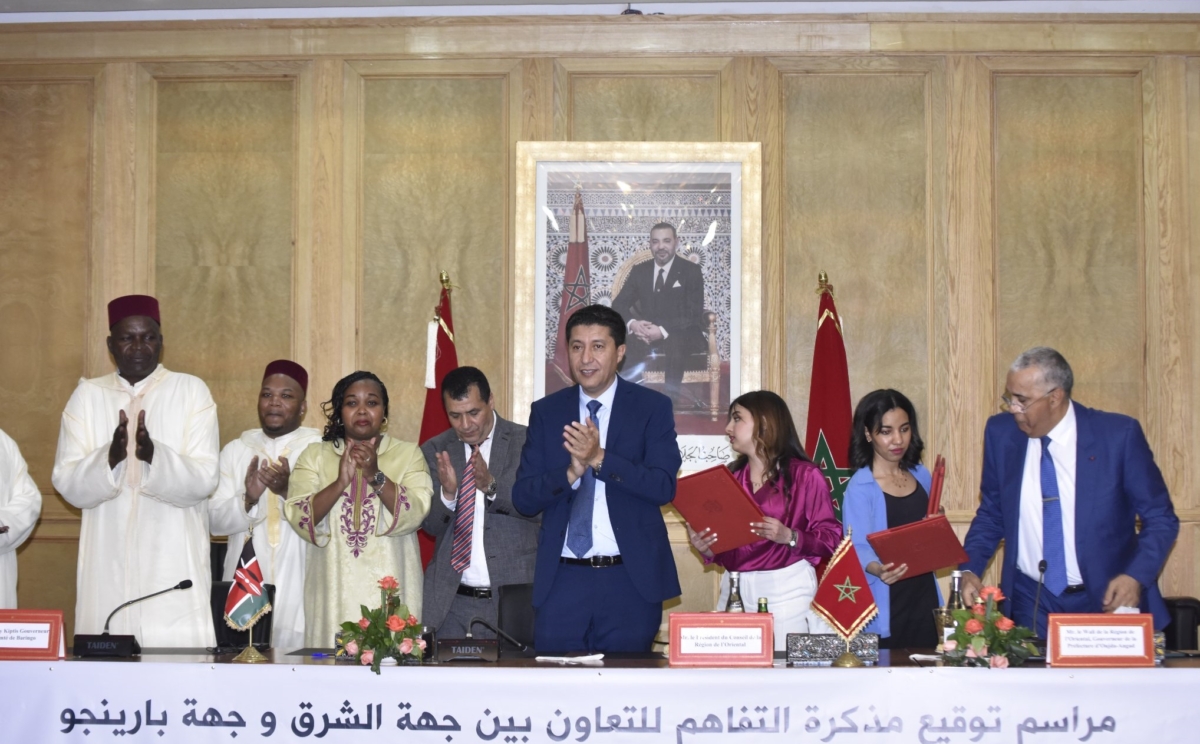 مجلس جهة الشرق يوقع مذكرة تفاهم مع مقاطعة بارينجو الكينية