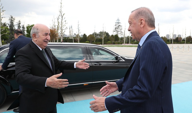  الرئيس التركي يستقبل نظيره الجزائري بأنقرة 