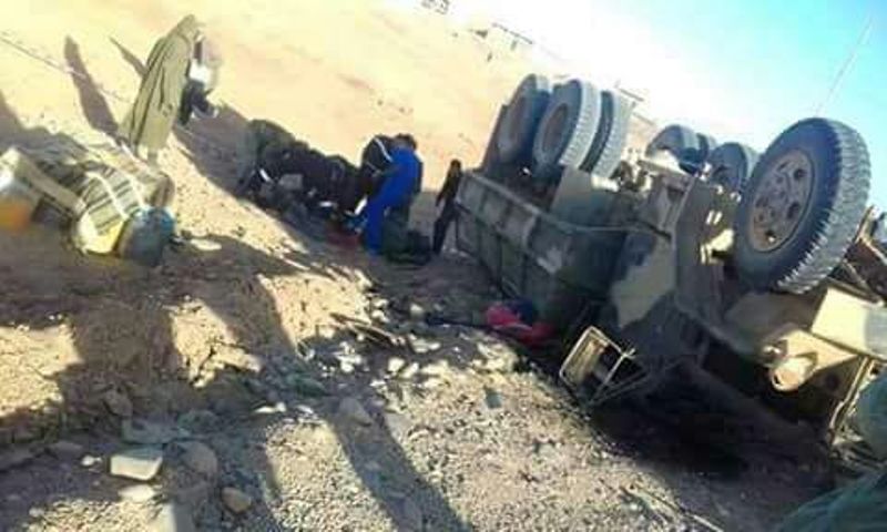 وفاة 7 جنود مغاربة جراء انقلاب شاحنتهم بالسمارة