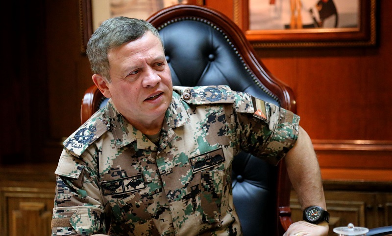  ملك الأردن: علاقات العرب وإسرائيل خطوتان للأمام ومثلهما للخلف 