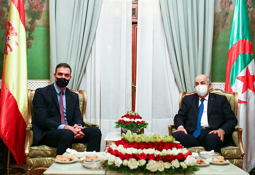 الجزائر تعلق "معاهدة التعاون وحسن الجوار" مع إسبانيا بعد أن جدد بيدرو سانشيز دعمه لمقترح الحكم الذاتي في الصحراء