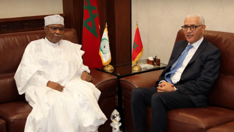  الطالبي العلمي يتباحث مع الأمين العام لمنظمة التعاون الإسلامي 