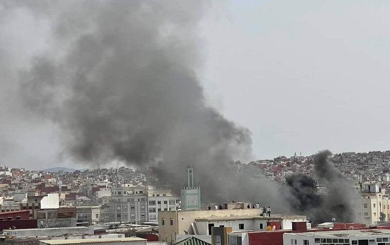  حريق جديد في سوق كساباراطا يأتي على متاجر لبيع الأثاث والتجهيزات المنزلية 