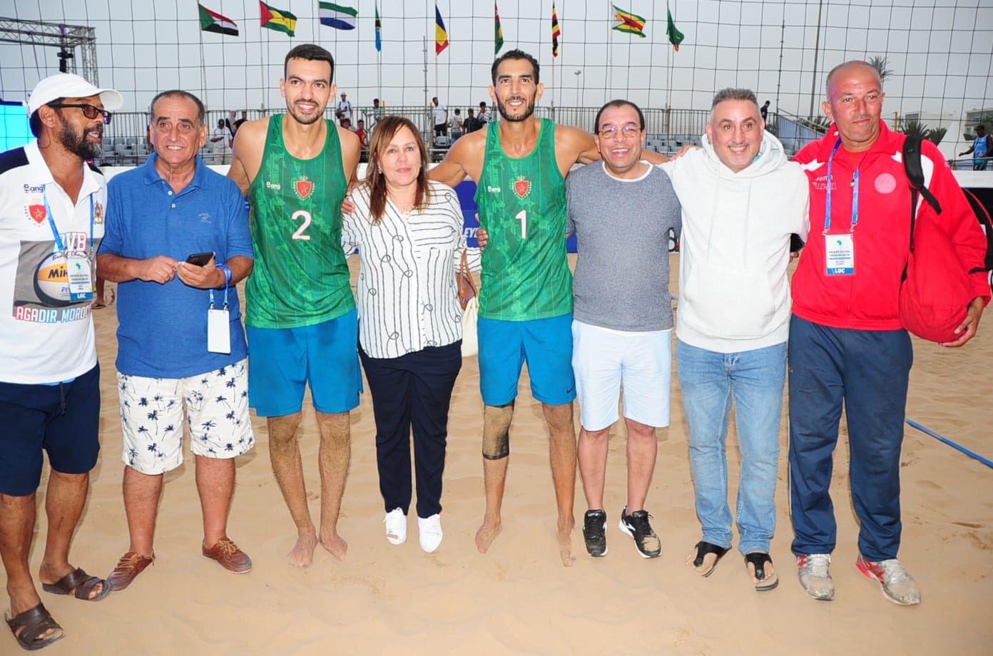  اعبيشة والكراوي يستهدفان التتويج القاري.. ونهائي نسوي مغربي في بطولة إفريقيا لكرة الطائرة الشاطئية 