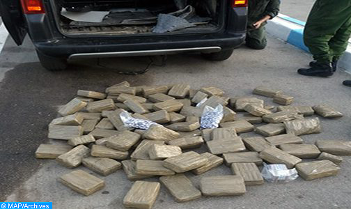 حجز 118 كلغ من مخدر الشيرا بمعبر باب سبتة