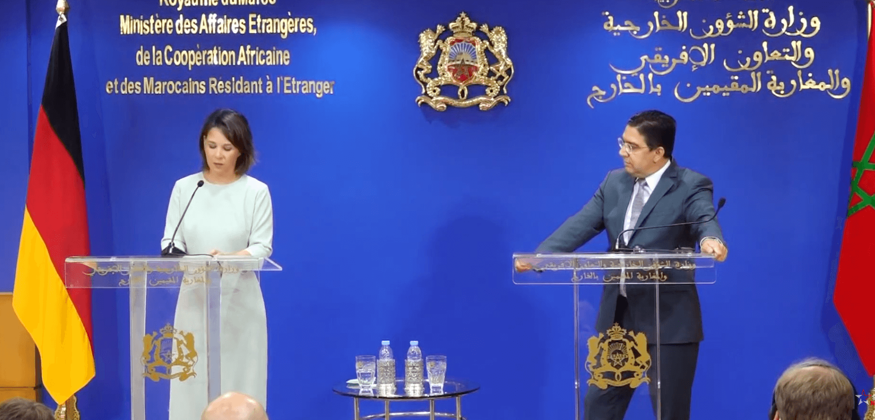  وزيرة الخارجية الألمانية: خطة المغرب للحكم الذاتي في الصحراء أساس جيد ومقبول لحل الملف.. وبرلين تتمنى تعميق شراكتها مع الرباط 