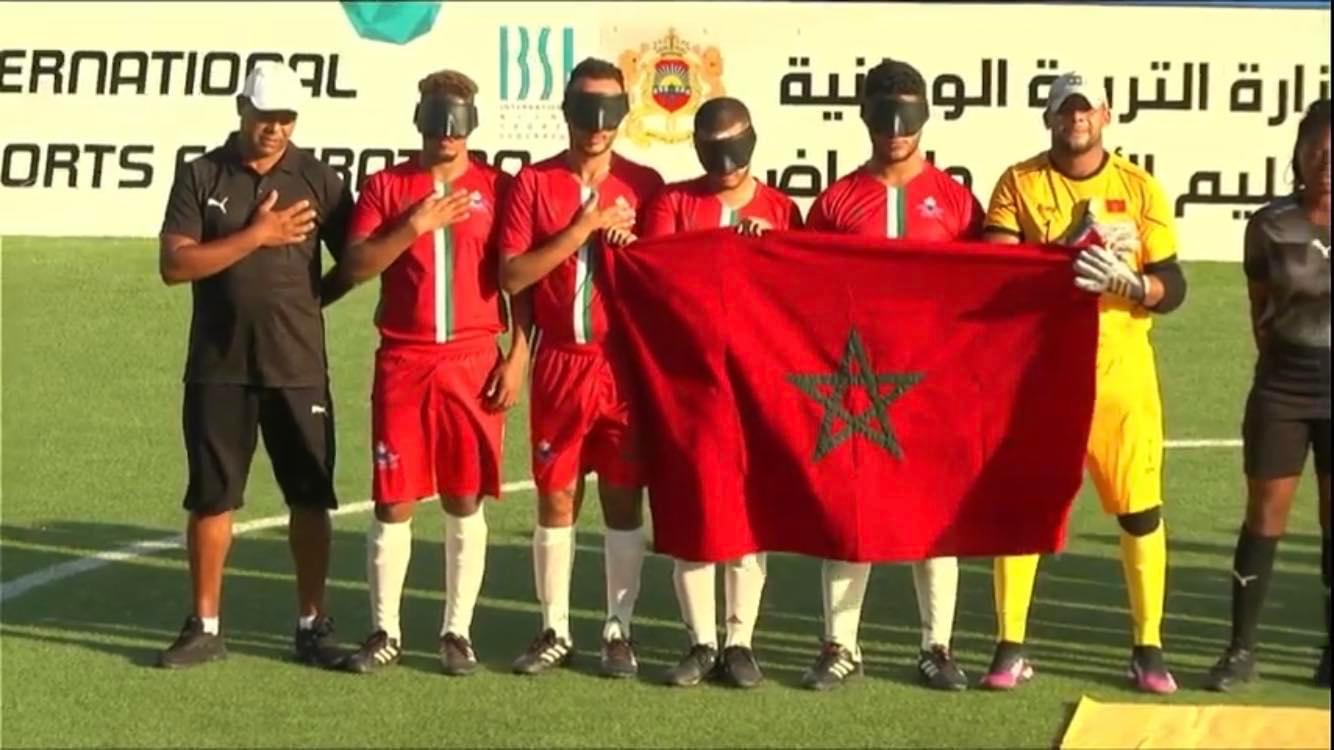  المنتخب المغربي لكرة القدم للمكفوفين يضمن التأهل إلى  بطولة العالم "بيرمينغهام 2023" والألعاب البارلامبية 