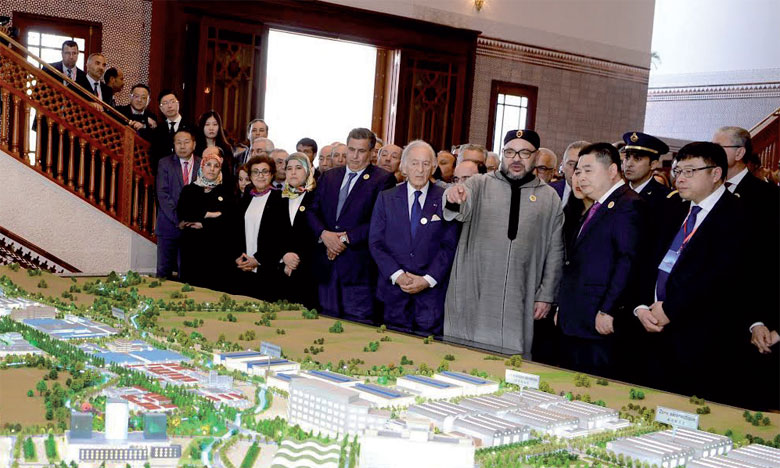 تقدم مشروع "مدينة محمد السادس طنجة تيك" المخصصة للمصانع الصينية بالمغرب