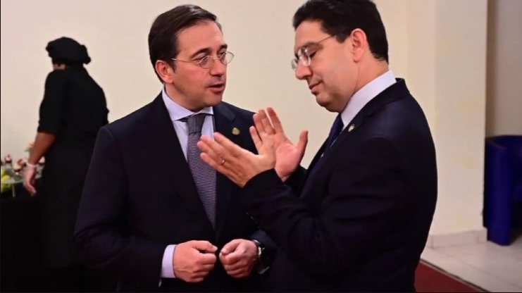 وزير الخارجية المغربي ناصر بوريطة ونظيره الإسباني يُناقشان سبتة ومليلية في نيويورك