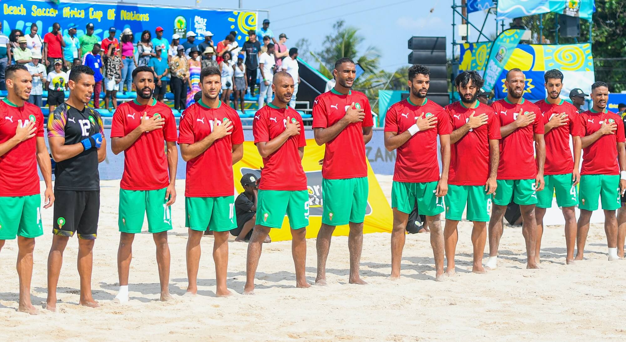 المنتخب المغربي يحرز الميدالية البرونزية بفوزه على نظيره الموزمبيقي ضمن كأس إفريقيا للكرة الشاطئية