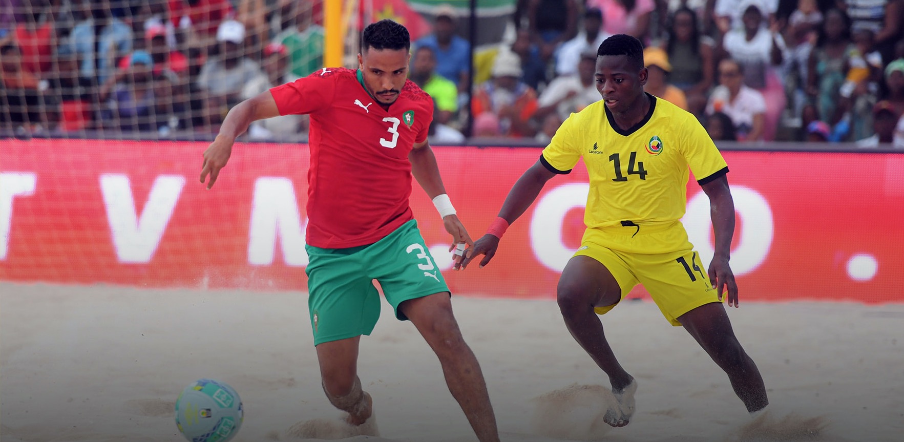  المنتخب المغربي يفوز على نظيره الموزمبيقي ضمن كأس إفريقيا للكرة الشاطئية 