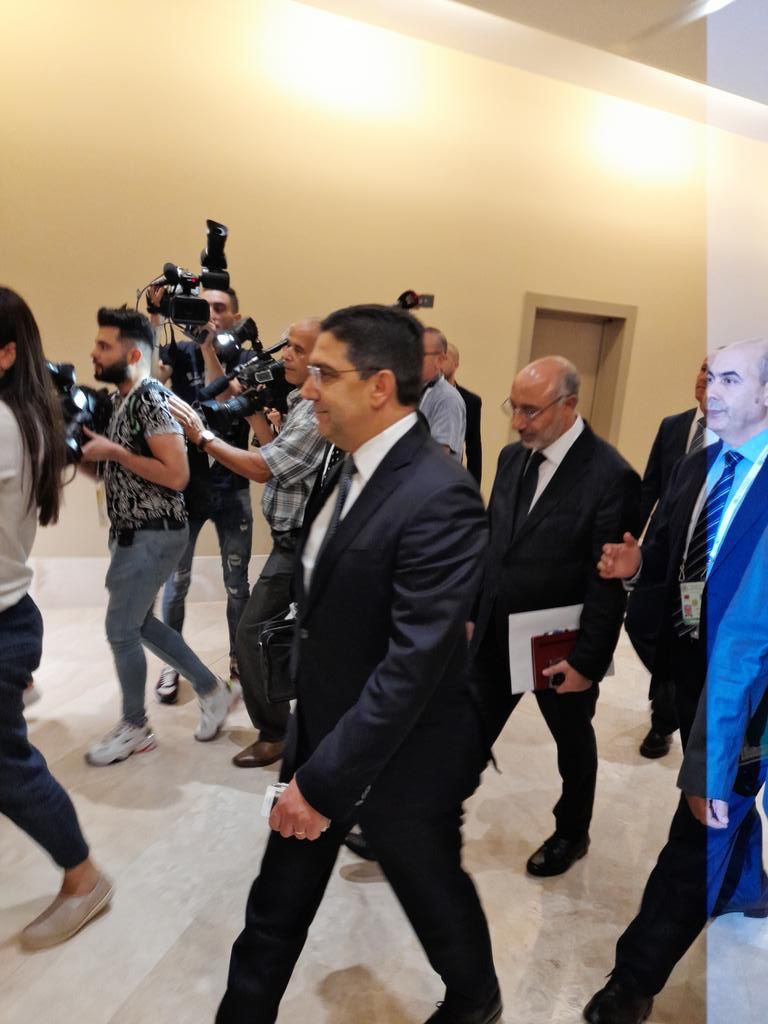  وزير الخارجية المغربي ناصر بوريطة يصل إلى الجزائر 