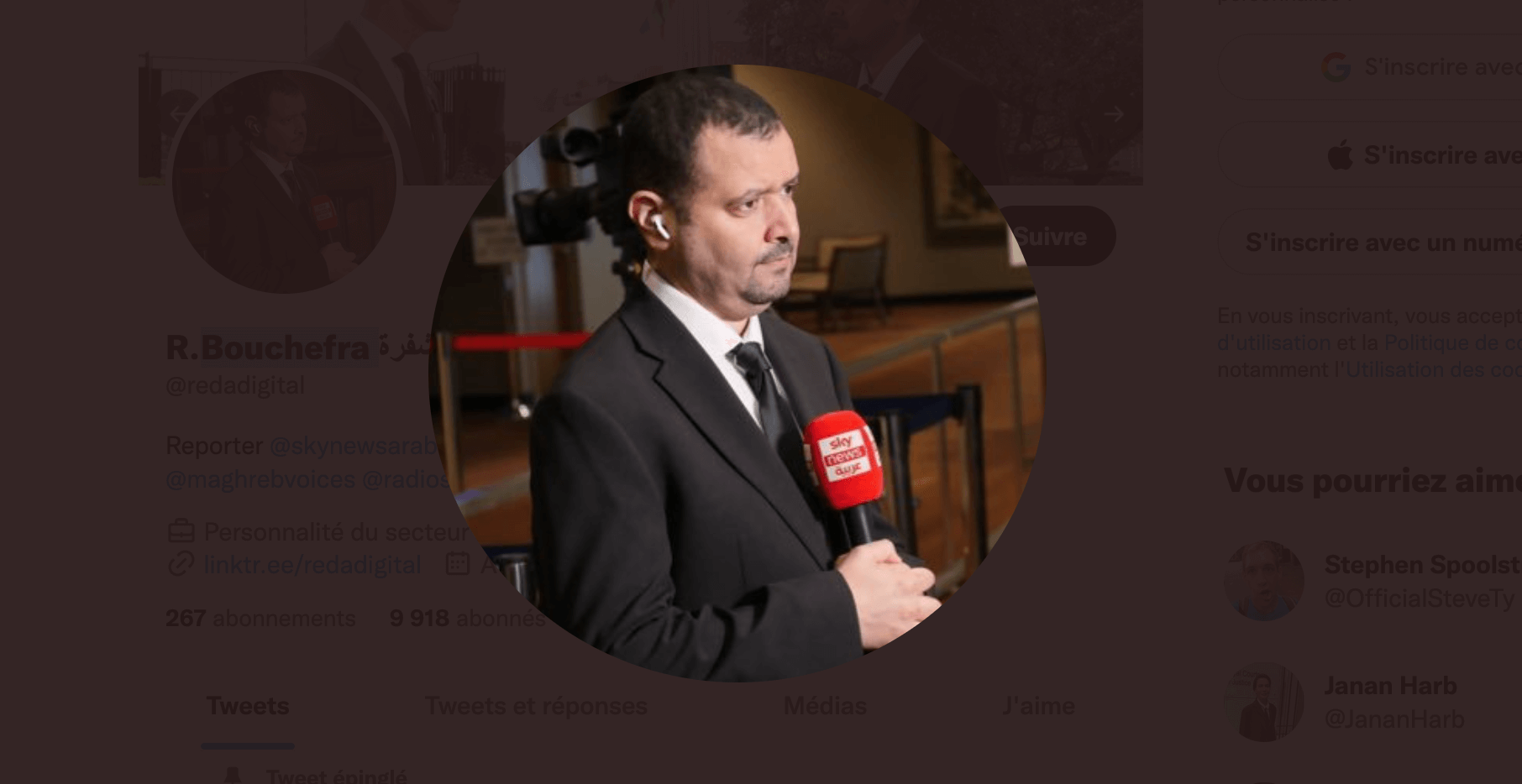 خاص - بعد احتجاج مَغربي رسمي.. "سكاي نيوز عربية" تطرد مراسلها في واشنطن الجزائري رضا بوشفرة