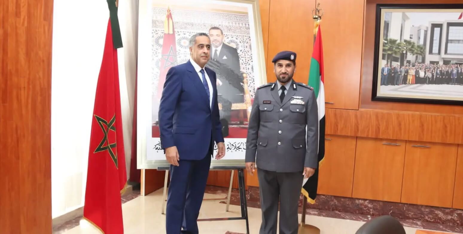  مُدير المخابرات المغربية يبحث مع القائد العام لشرطة أبوظبي آليات الارتقاء بالتعاون الأمني 