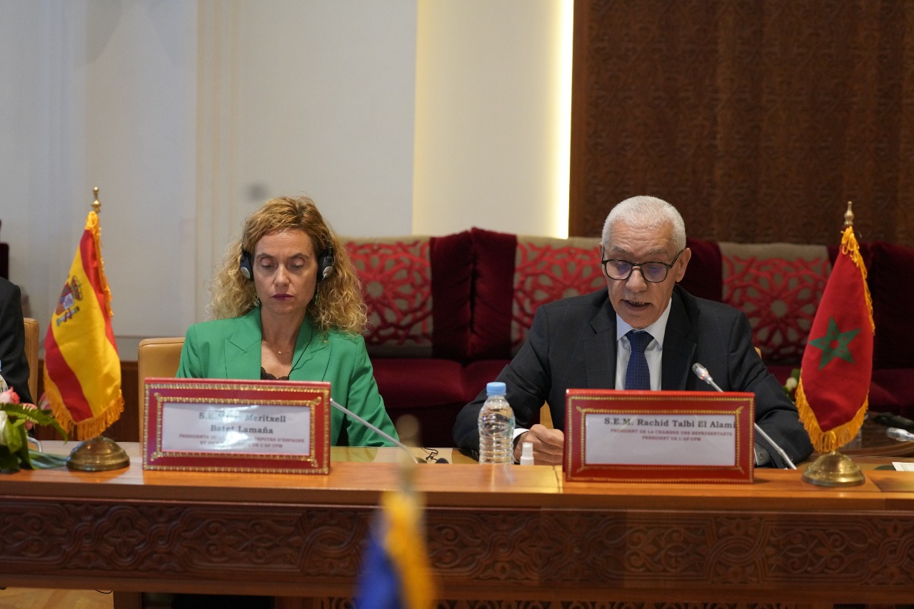 على هامش اجتماع الجمعية البرلمانية للاتحاد من أجل المتوسط.. الطالبي العلمي يتباحث مع رئيسة مجلس النواب الإسباني