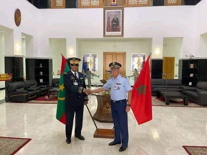 قائد أركان الجيش الجوي الموريتاني يزور المغرب لبحث تكوين طيارين عسكريين من طرف الجيش المغربي