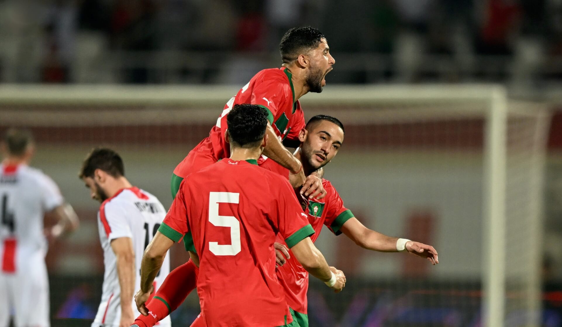  بثلاثية في شباك المنتخب الجورجي.. "أسود الأطلس" ينهون مبارياتهم الودية قبل إنطلاق كأس العالم بقطر 