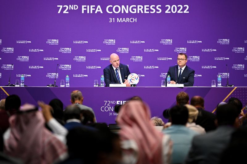  رغم غياب منتخبهم عن "المونديال".. حضور مصري وازن في خلية إعلام الـ FIFA مقابل مقعدين فقط للمغرب 