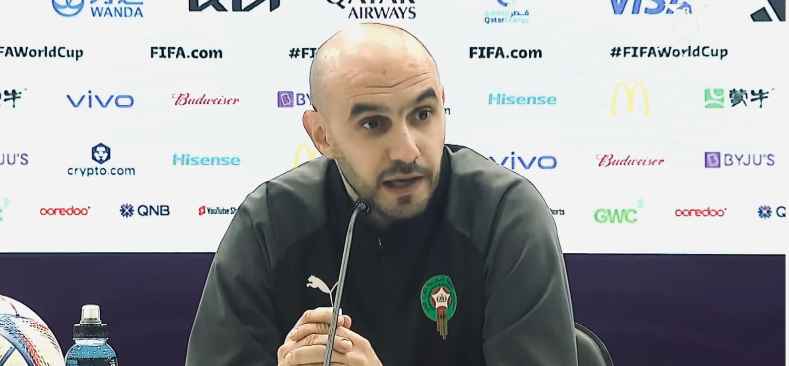 الركراكي: هدفنا أمام كندا هو التأهل للدور الثاني من كأس العالم.. والحارس بونو جاهز لمقابلة الغد