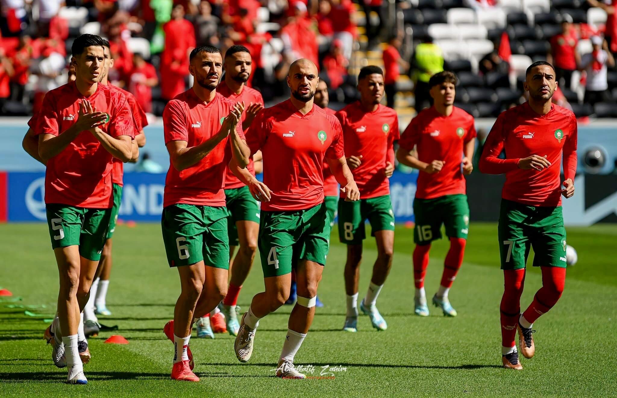  المزراوي وحكيمي أساسيان في تشكيلة المنتخب المغربي ضد المنتخب البلجيكي 