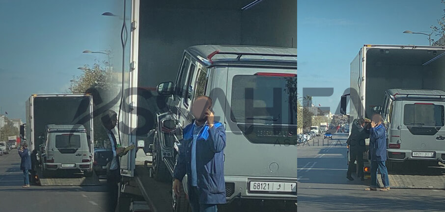 السيارة الخاصة للملك محمد السادس من نوع Brabus G900 Rocket تخضع للصيانة في ورش بالرباط