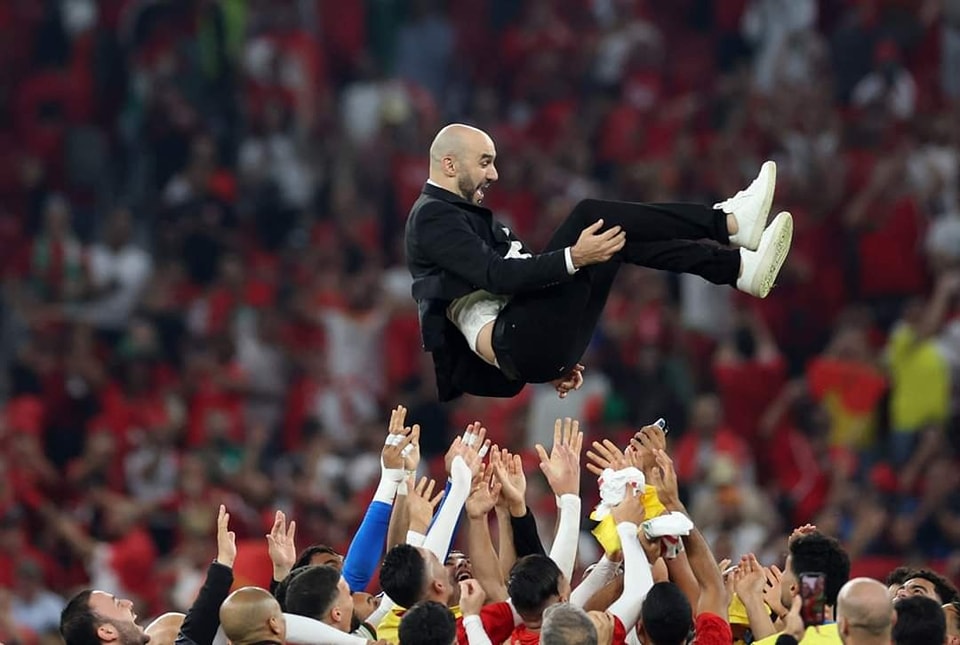 الركراكي: لاعبو المنتخب "تقاتلوا من أجل بلادهم".. اليوم للفرح وغدا للاستعداد للخصم المُقبل