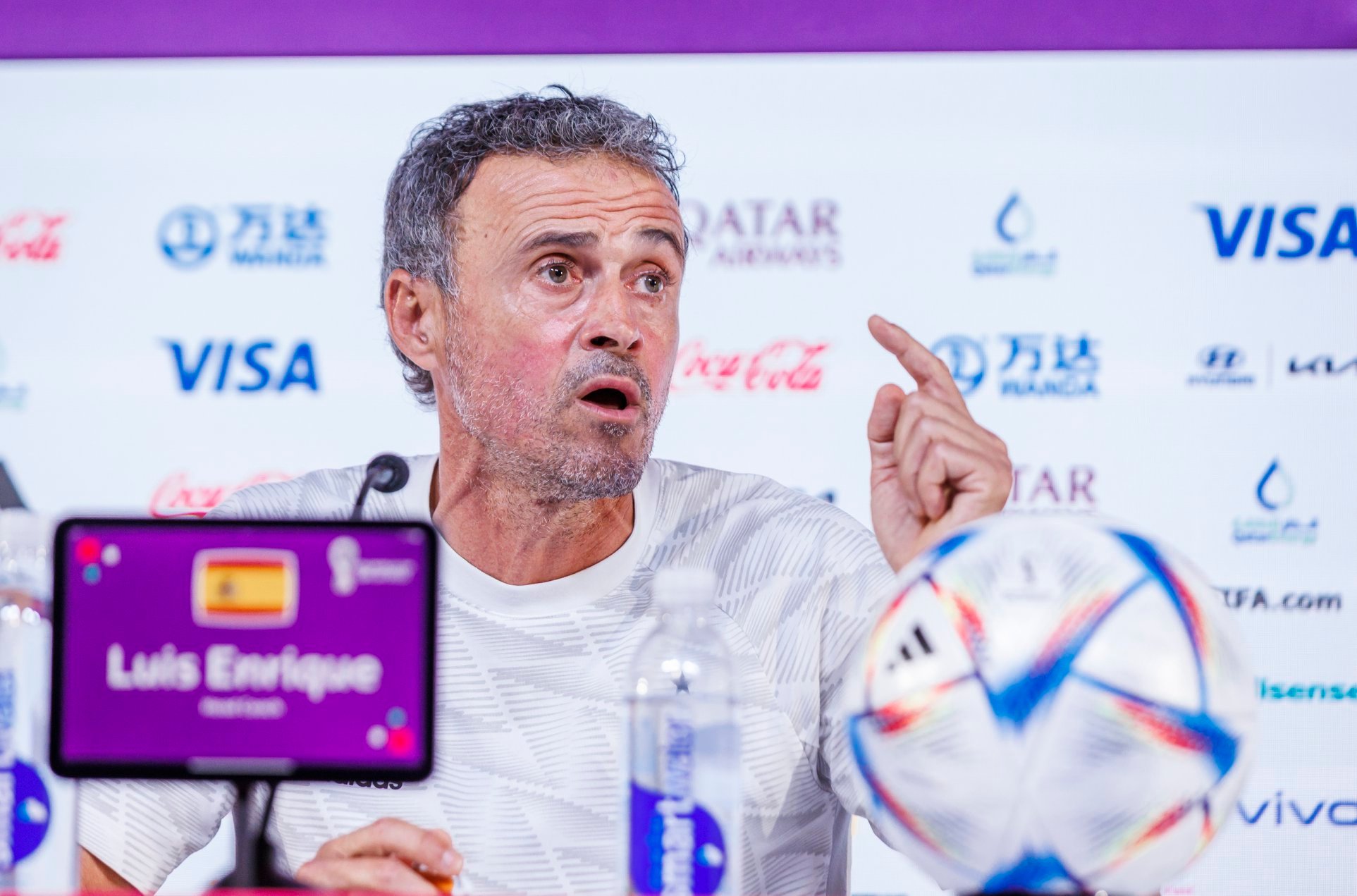 لويس إينريكي: سنواجه غدا منتخبا مغربيا قويا ومتسلحا بجماهيره الغفيرة