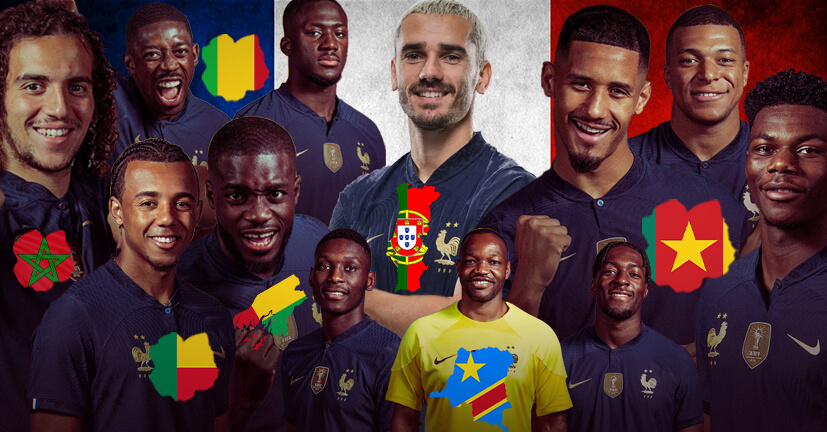 بمنتخب غالبية لاعبيه من أصول إفريقية.. "ديوك فرنسا" يواجهون "أسود الأطلس" في مباراة "النهائي الحلم"