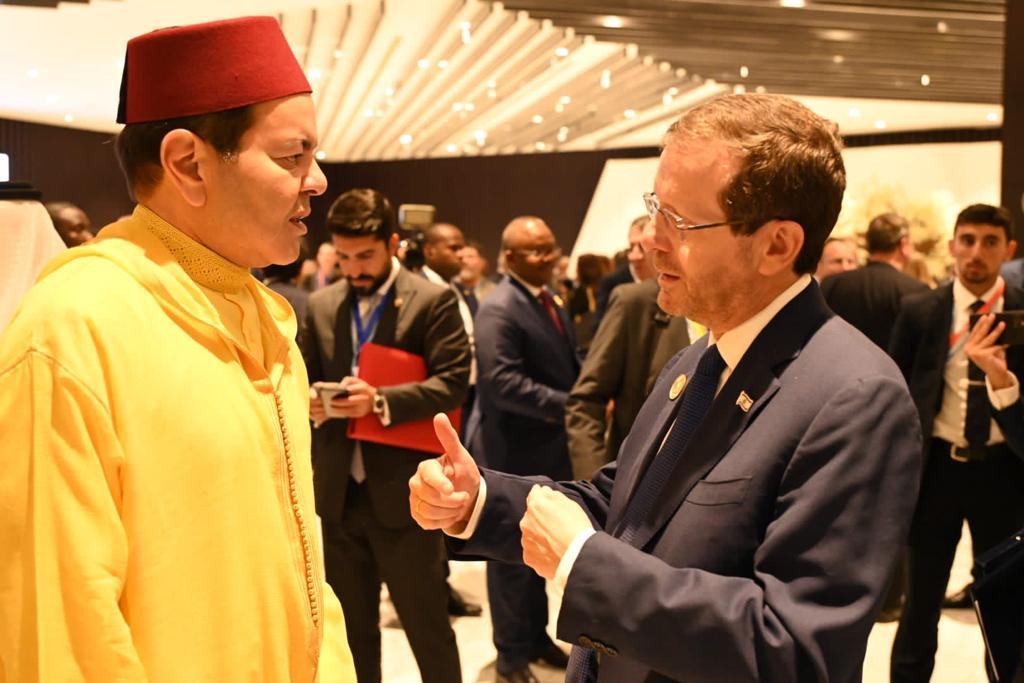 في رسالة إلى الملك محمد السادس.. الرئيس الإسرائيلي: محمد الخامس حمى اليهود من المحرقة والحسن الثاني ساهم في السلام