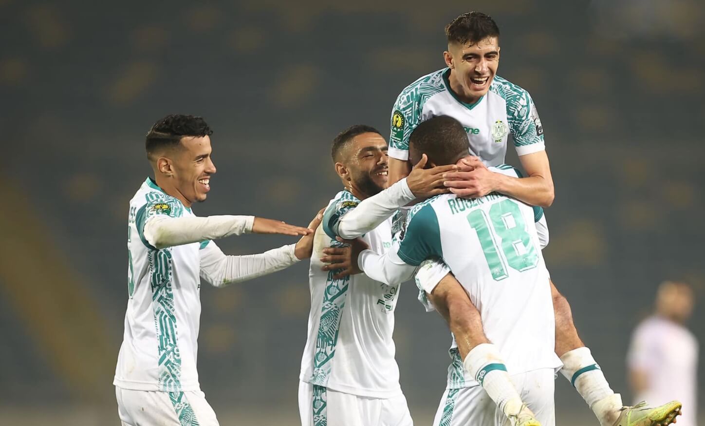  الرجاء الرياضي يتفوق على ضيفه فايبرز الأوغندي بـ 5-0 بدوري أبطال إفريقيا 