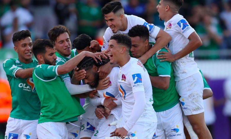  فريق الرجاء يتأهل إلى نصف نهائي كأس العرش عقب فوزه على شباب المحمدية 