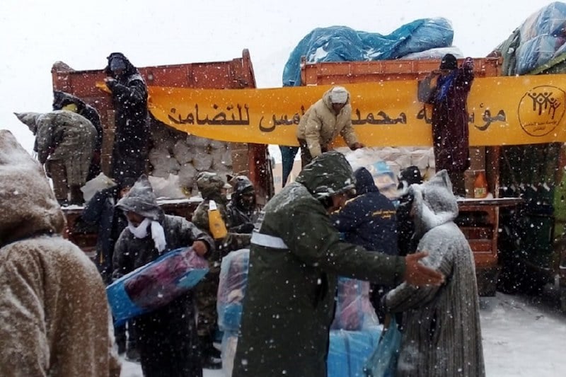 ورزازات.. انطلاق عملية المساعدة العاجلة لفائدة السكان المتضررين من التساقطات الثلجية