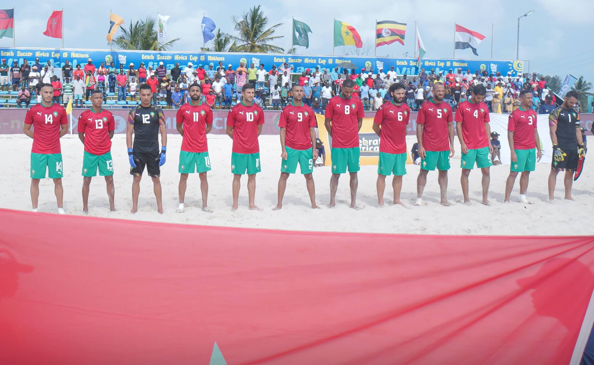 المنتخب المغربي لكرة القدم الشاطئية يفوز على المنتخب الفرنسي في مباراة ودية