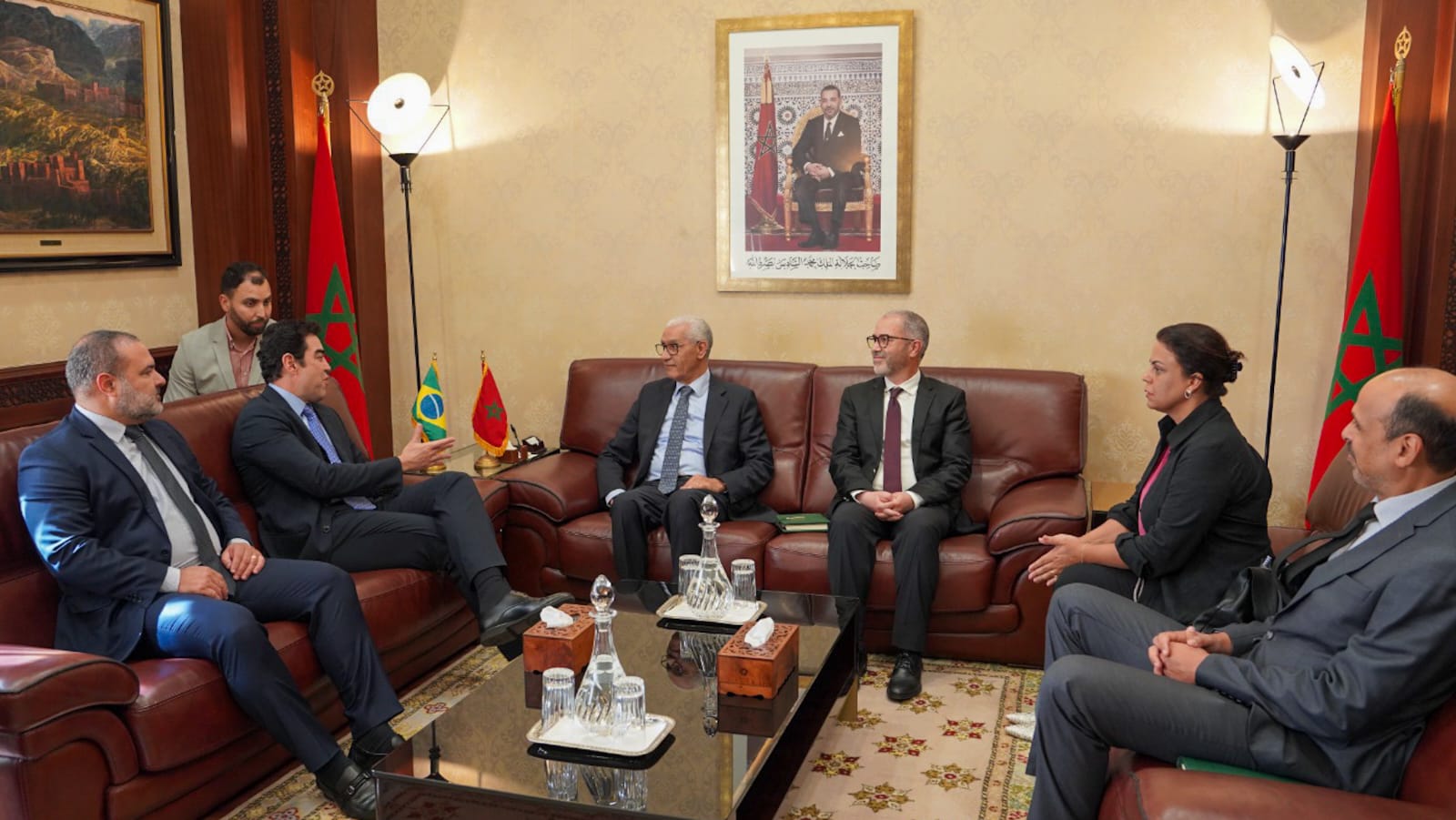  رئيس مجلس النواب المغربي يجري مباحثات مع مسؤولين برازيليين 