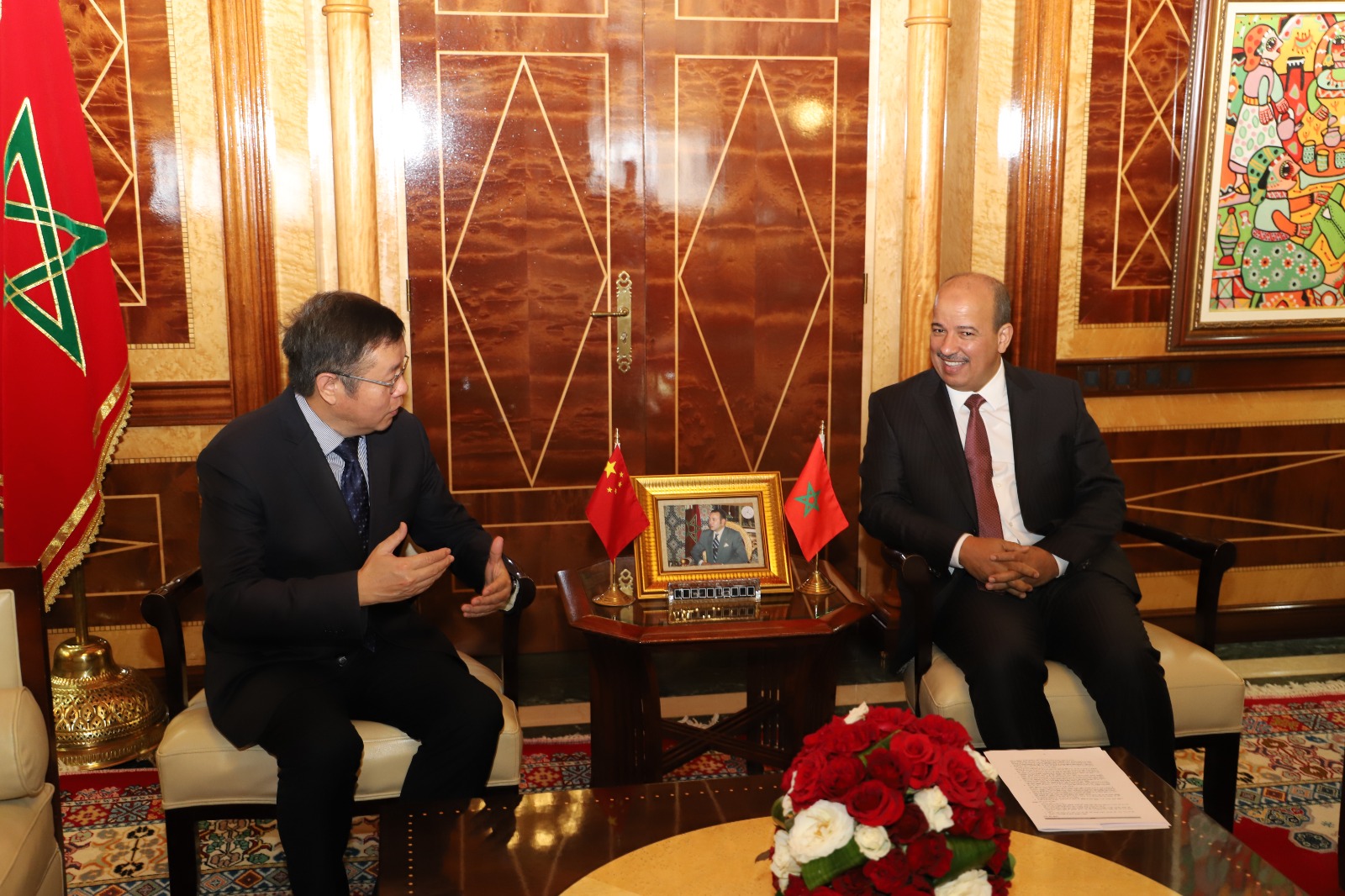 في لقاء بميارة.. السفير الصيني بالمغرب يتوقع مستقبلا واعدا للعلاقات بين البلدين في مجالي الصناعة السياحة