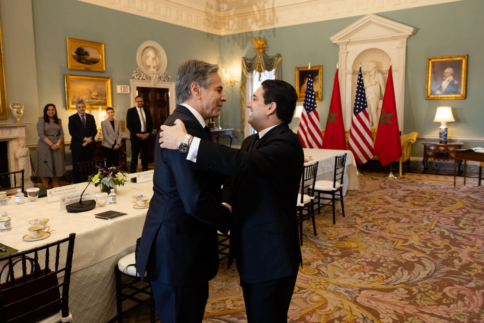 بعد لقاء بوريطة وبلينكن.. واشنطن تجدد دعما لمخطط الحكم الذاتي في الصحراء وتنوه بالتعاون العسكري من خلال مناورات "الأسد الإفريقي"