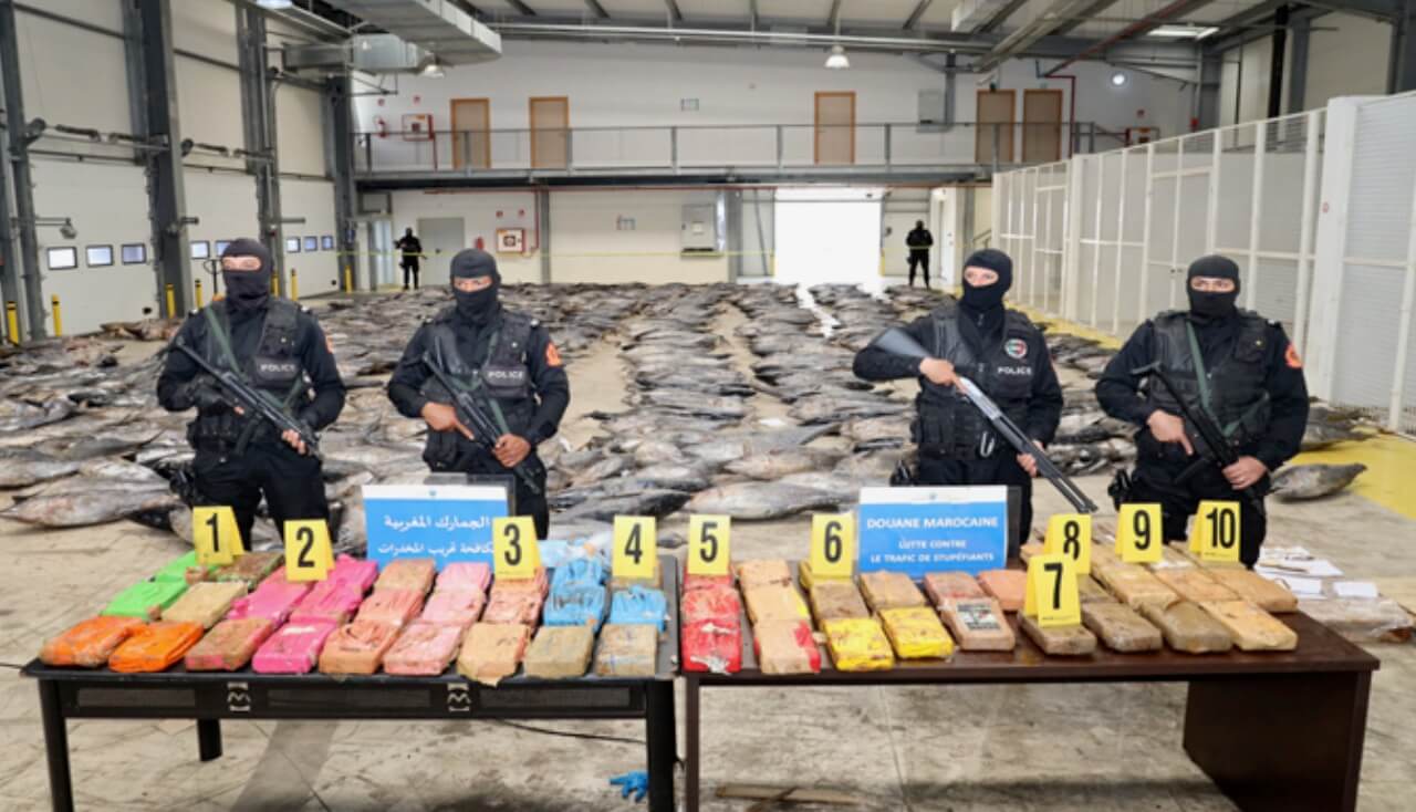 حجز كمية مهمة من مخدر الكوكايين بميناء طنجة المتوسط