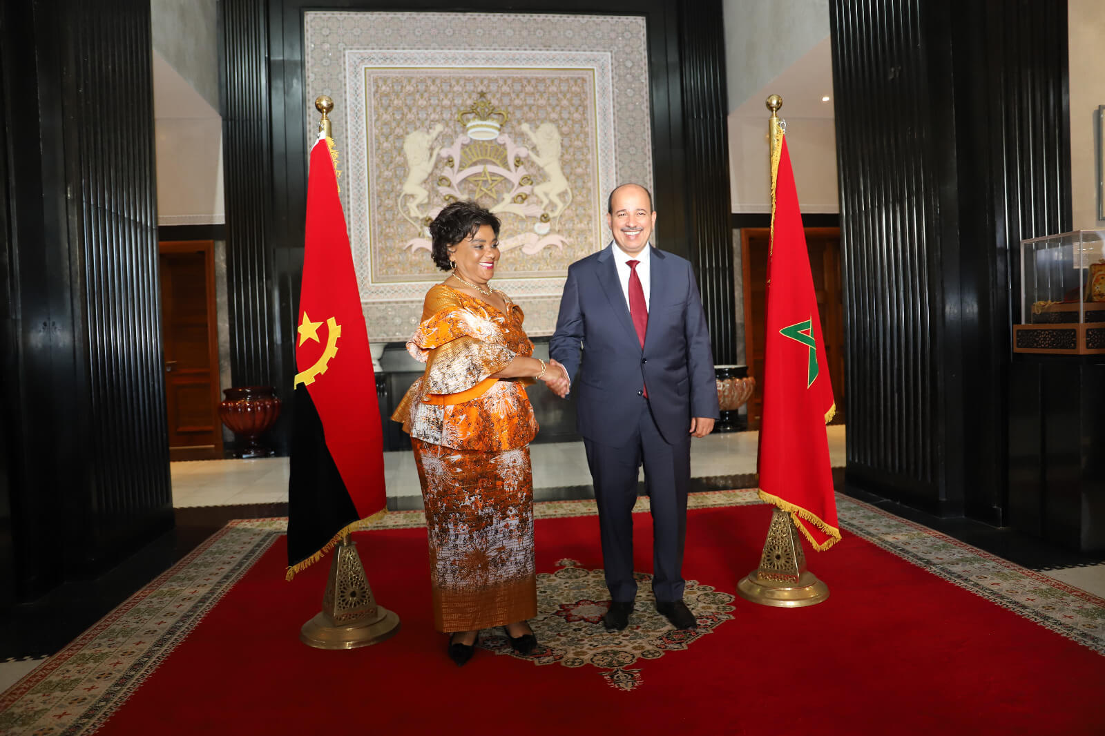  رئيس مجلس المستشارين يجري مباحثات مع رئيسة الجمعية الوطنية لجمهورية أنغولا 